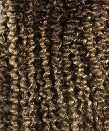 Classic Clip-ins Spiral Curls / Medium Volume / 7 pieces B2.3/5.0 Hazelnut Caramel Balayage 60 cm