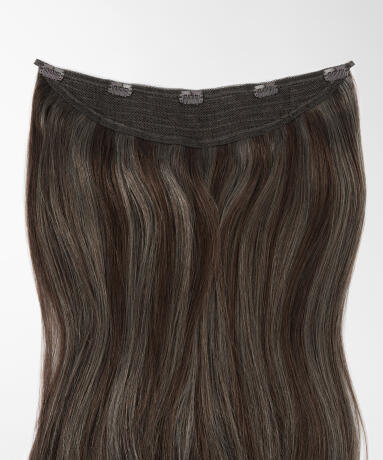 Halo Hairband Straight / Medium Volume M2.3/2.6 Dark Ashy Highlights 50 cm