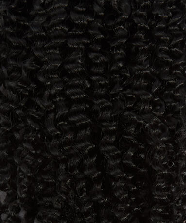 Premium Keratin Extensions Spiral Curls / 20 pieces 1.0 Black 60 cm