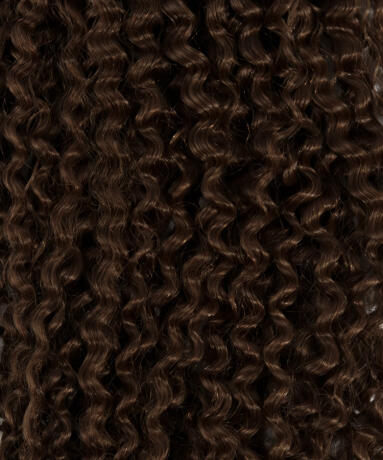 Premium Keratin Extensions Spiral Curls / 20 pieces 2.0 Dark Brown 60 cm