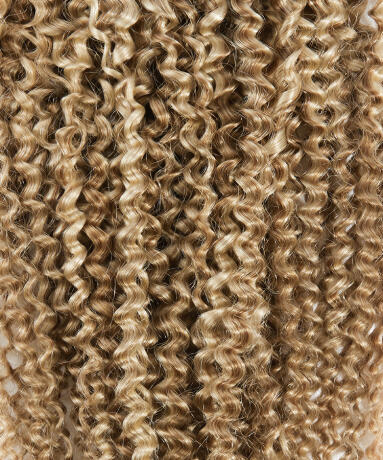 Premium Keratin Extensions Spiral Curls / 20 pieces M7.3/10.8 Cendre Ash Blonde Mix 60 cm