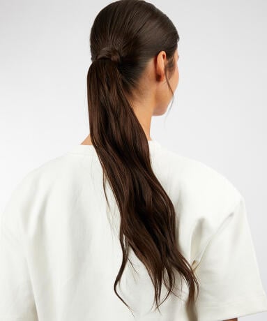 Ponytail Straight / Clip-in / Light Volume 2.3 Chocolate Brown 50 cm