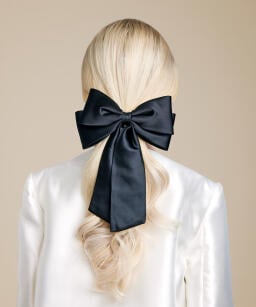 Silk Bow Hair Clip 1 piece