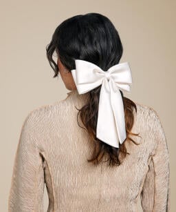 Silk Bow Hair Clip