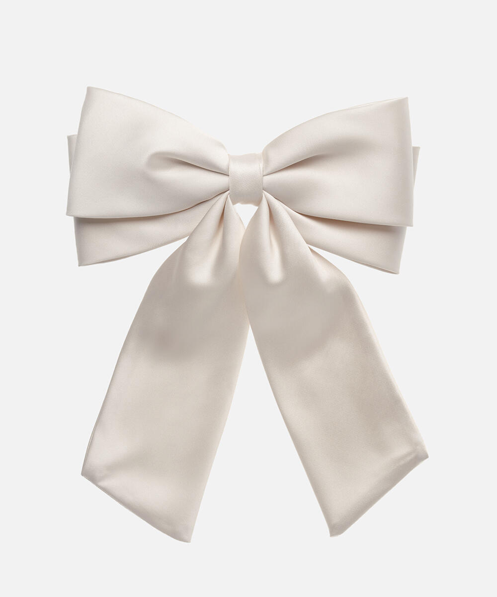 Silk Bow Hair Clip 1 piece null