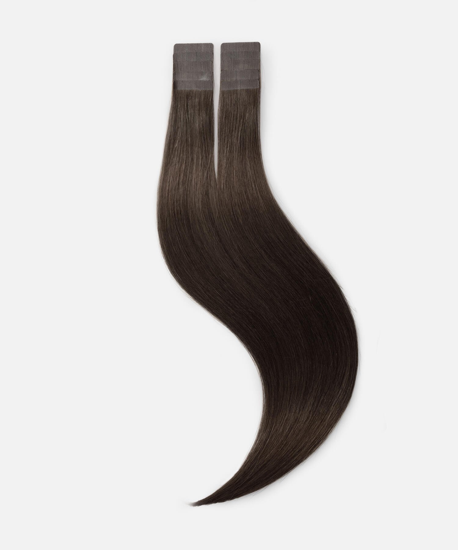 Ultra Tape Extensions Straight / Classic Tape 4 cm / 10 pieces 1.2 Black Brown 50 cm