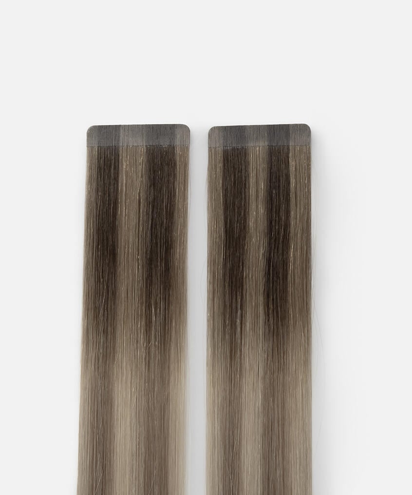 Ultra Tape Extensions Straight / Classic Tape 4 cm / 10 pieces B2.6/10.7 Dark Ashy Blonde Balayage 50 cm