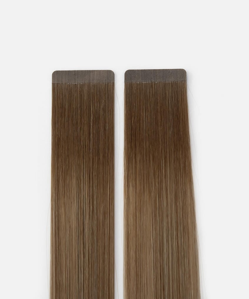 Ultra Tape Extensions Straight / Classic Tape 4 cm / 10 pieces B5.0/8.3 Brownish Blonde Balayage 50 cm