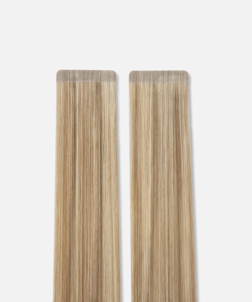 Ultra Tape Extensions Straight / Classic Tape 4 cm / 10 pieces M7.3/10.8 Cendre Ash Blonde Mix 50 cm