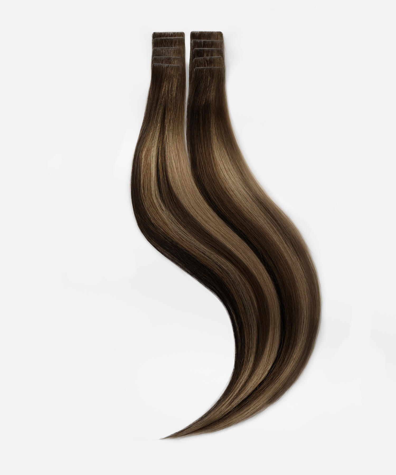 Ultra Tape Extensions Staight / Seamless Tape 3 cm / 10 pieces B2.3/5.0 Hazelnut Caramel Balayage 50 cm