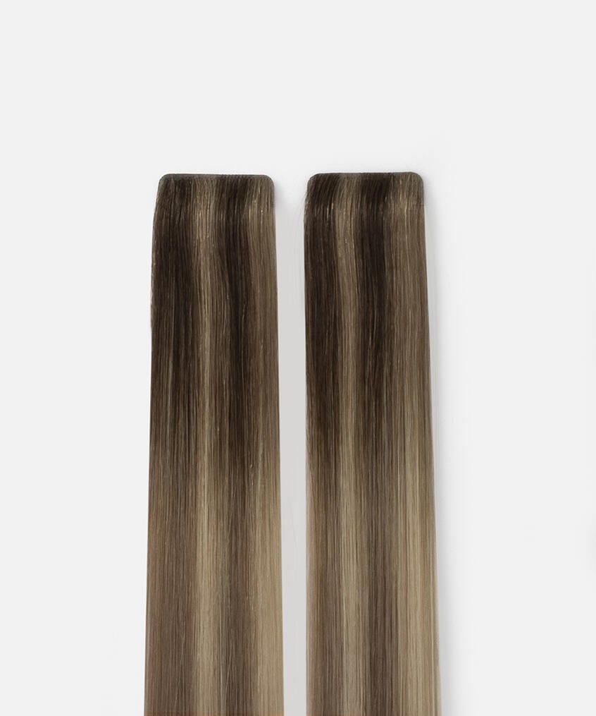 Ultra Tape Extensions Staight / Seamless Tape 3 cm / 10 pieces B2.6/10.7 Dark Ashy Blonde Balayage 50 cm