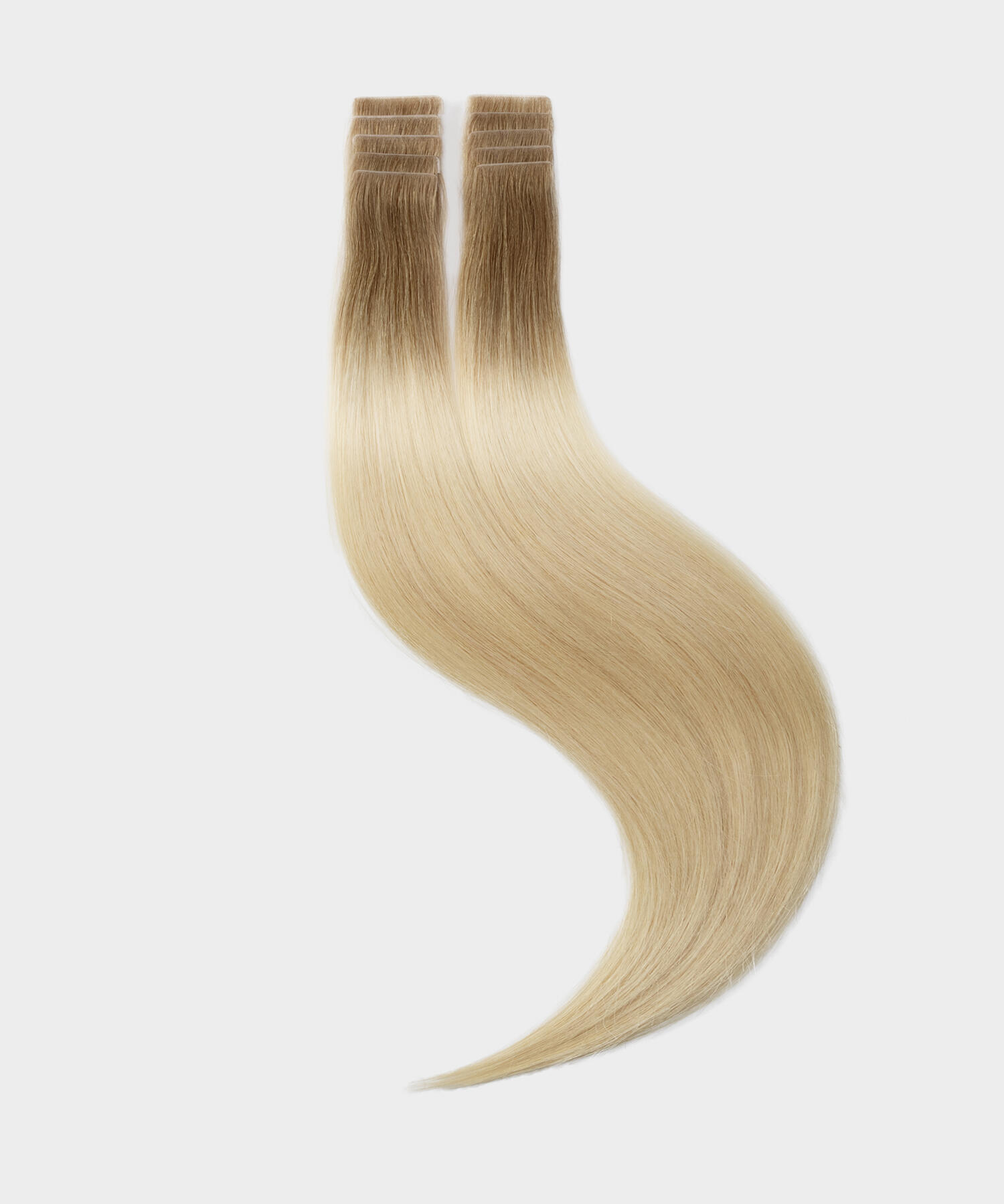 Ultra Tape Extensions Staight / Seamless Tape 3 cm / 10 pieces B7.3/10.10 Cool Platinum Blonde Balayage 50 cm