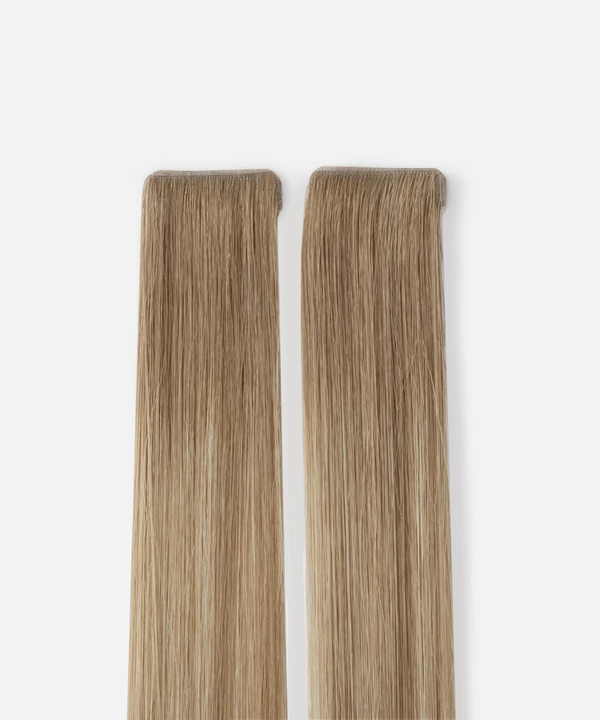 Ultra Tape Extensions Staight / Seamless Tape 3 cm / 10 pieces B7.3/10.8 Cendre Ash Blonde Balayage 50 cm