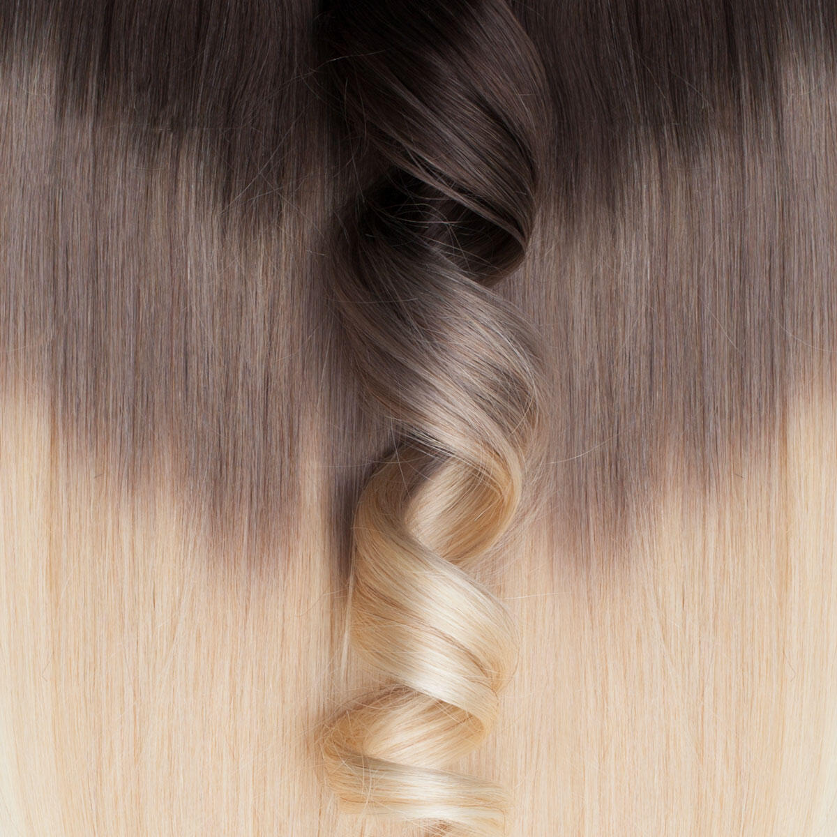 Rapunzel Clip On Set O2 6 8 0 Dark Ash Blond Ombre 50 Cm