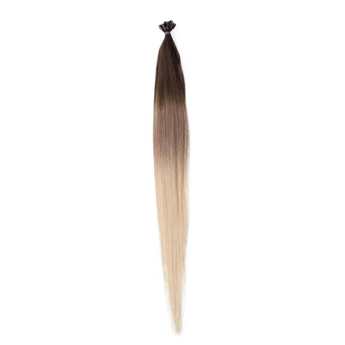 Rapunzel Nail Hair O2 6 8 0 Dark Ash Blond Ombre 50 Cm