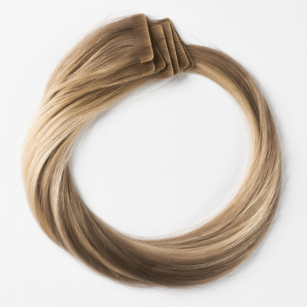 Rapunzel of Sweden - Premium Tape Extensions Seamless 4 B2.6/10.7 Dark Ashy  Blonde Balayage 50 cm