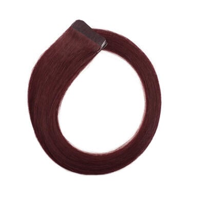 Occasion Tape Extensions Straight / Classic Tape 4 cm / 8 pieces 6.12 Dark Mahogany Brown 30 cm